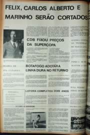 Página do jornal Unitário de abril de 1972