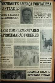 Página do jornal Unitário de maio de 1972