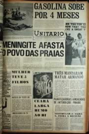 Página do jornal Unitário de maio de 1972