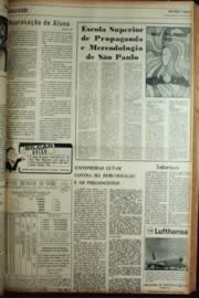 Página do jornal Unitário de maio de 1972