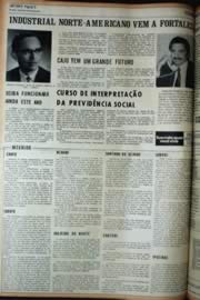 Página do jornal Unitário de maio de 1972