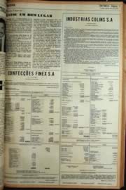 Página do jornal Unitário de maio de 1972