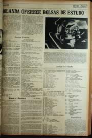 Página do jornal Unitário de maio de 1972