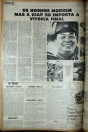 Página do jornal Unitário de maio de 1972