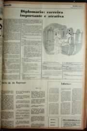 Página do jornal Unitário de maio de 1972