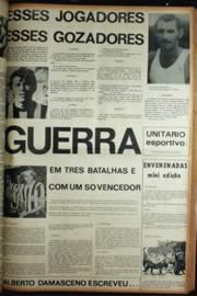 Página do jornal Unitário de maio de 1972