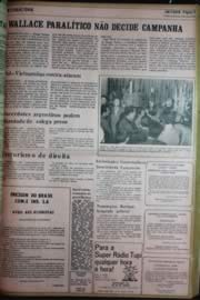 Página do jornal Unitário de maio de 1972