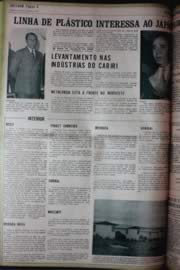 Página do jornal Unitário de maio de 1972