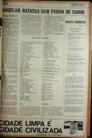 Página do jornal Unitário de maio de 1972