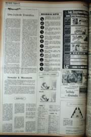 Página do jornal Unitário de maio de 1972