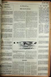 Página do jornal Unitário de maio de 1972