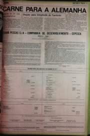 Página do jornal Unitário de maio de 1972