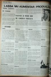 Página do jornal Unitário de maio de 1972
