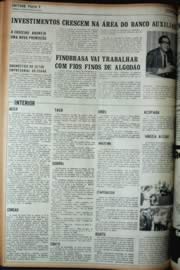 Página do jornal Unitário de maio de 1972