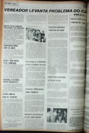 Página do jornal Unitário de maio de 1972