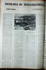 Página do jornal Unitário de maio de 1972