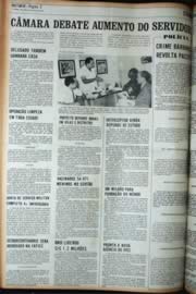 Página do jornal Unitário de maio de 1972