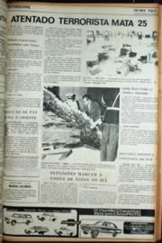 Página do jornal Unitário de junho de 1972