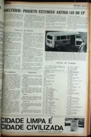 Página do jornal Unitário de junho de 1972