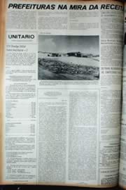 Página do jornal Unitário de junho de 1972