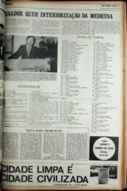 Página do jornal Unitário de junho de 1972