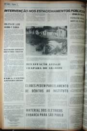 Página do jornal Unitário de junho de 1972