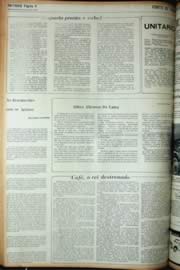 Página do jornal Unitário de junho de 1972