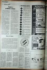 Página do jornal Unitário de junho de 1972