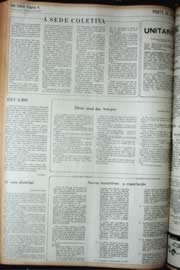 Página do jornal Unitário de junho de 1972