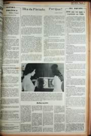 Página do jornal Unitário de junho de 1972