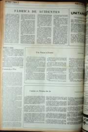 Página do jornal Unitário de junho de 1972
