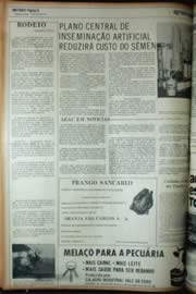 Página do jornal Unitário de junho de 1972