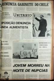Página do jornal Unitário de junho de 1972