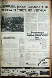 Página do jornal Unitário de junho de 1972
