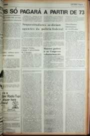 Página do jornal Unitário de junho de 1972
