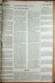 Página do jornal Unitário de junho de 1972