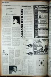Página do jornal Unitário de junho de 1972