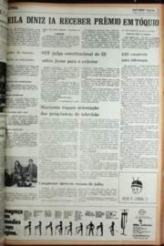 Página do jornal Unitário de junho de 1972