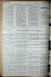Página do jornal Unitário de junho de 1972