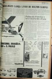 Página do jornal Unitário de junho de 1972