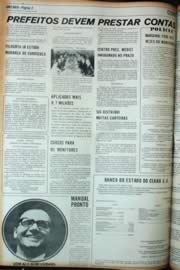 Página do jornal Unitário de junho de 1972