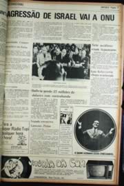 Página do jornal Unitário de junho de 1972