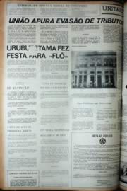 Página do jornal Unitário de junho de 1972