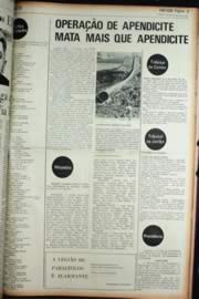 Página do jornal Unitário de junho de 1972