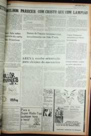Página do jornal Unitário de junho de 1972