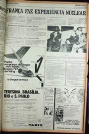 Página do jornal Unitário de junho de 1972