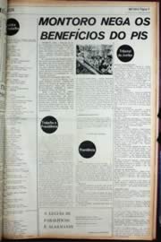 Página do jornal Unitário de junho de 1972
