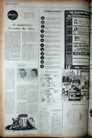 Página do jornal Unitário de junho de 1972