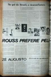 Página do jornal Unitário de junho de 1972