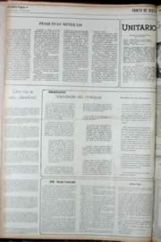 Página do jornal Unitário de julho de 1972